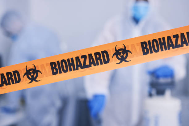 Professional Biohazard technician working in Fayetteville, AR